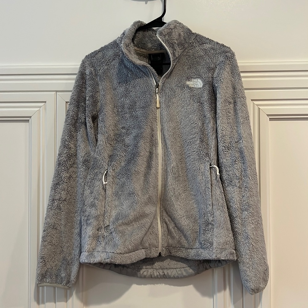 North Face Luxe Osito Jacket 2 Gray Size Medium